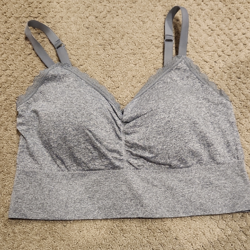 NEW Gray Women's Intimate Bralette.  New 2X